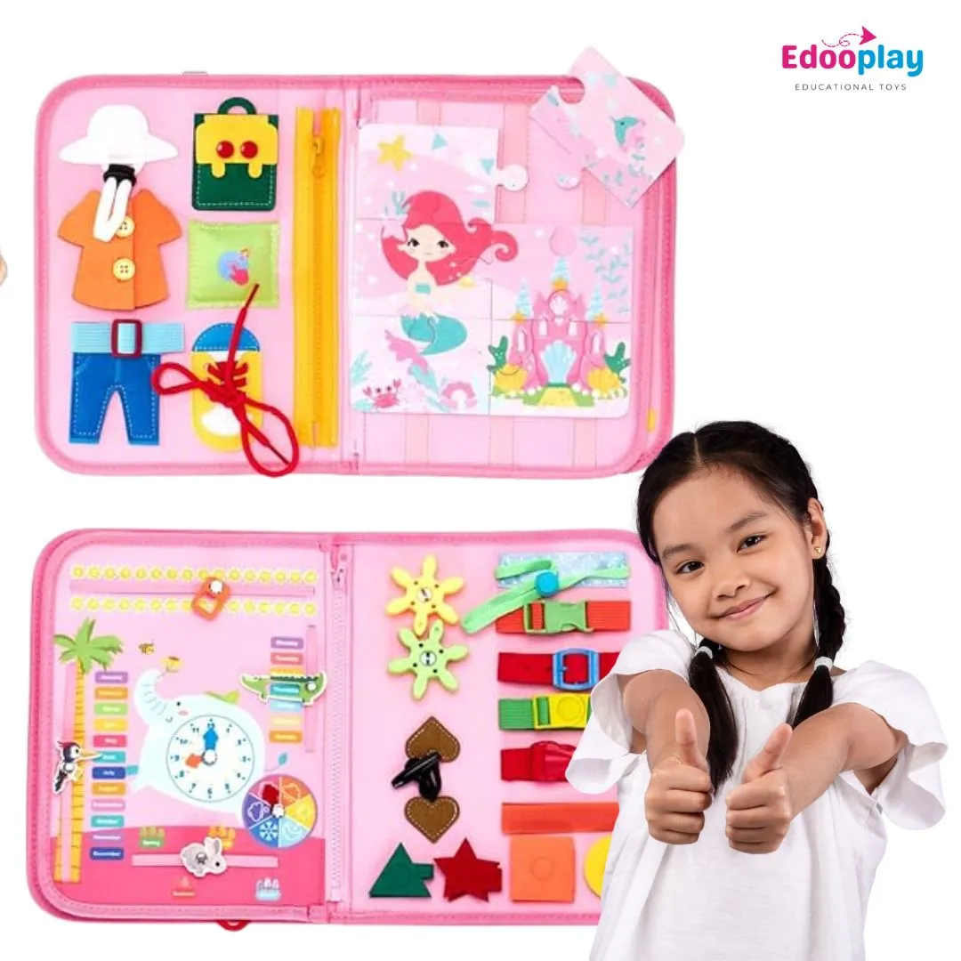 Interactive Busy Board Activity Book for kids